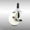 Service Caster 4 Inch 316SS Nylon Wheel Swivel 3/4 Inch Expanding Stem Caster with Brake SCC SCC-SS316EX20S414-NYS-TLB-34 - alternate 1